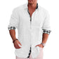 ✨2024 Summer Gentleman Panelklädd Casual Knoppar Pocket Blus