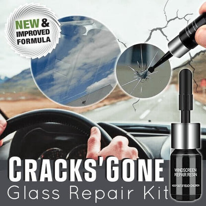 🔥Kampanj - 49% RABATT🔥 Cracks Gone Glass Repair Kit (ny formel)